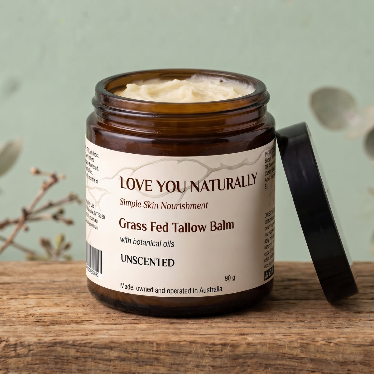 Grass Fed Tallow Balm - Unscented